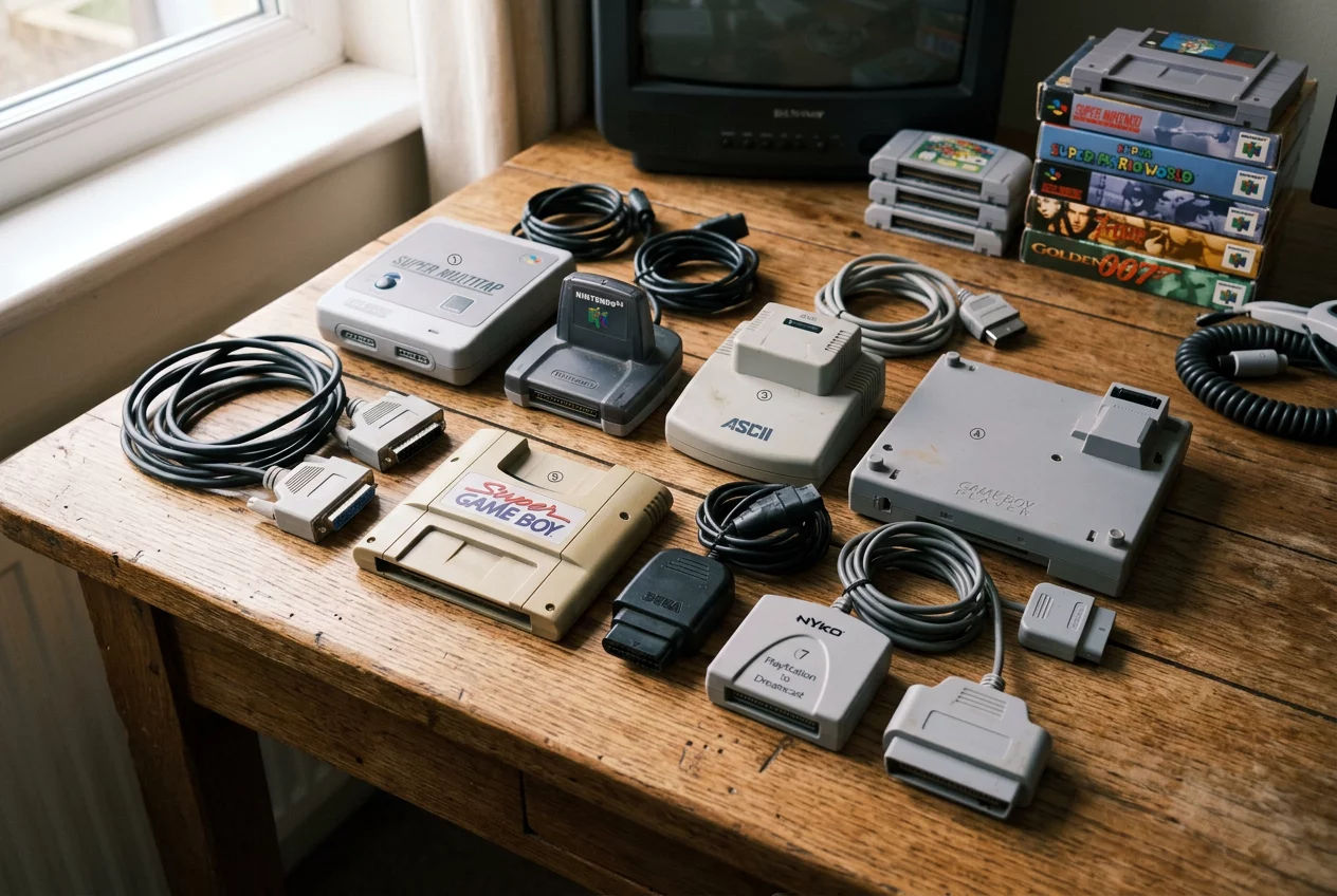 Collection of vintage adapters